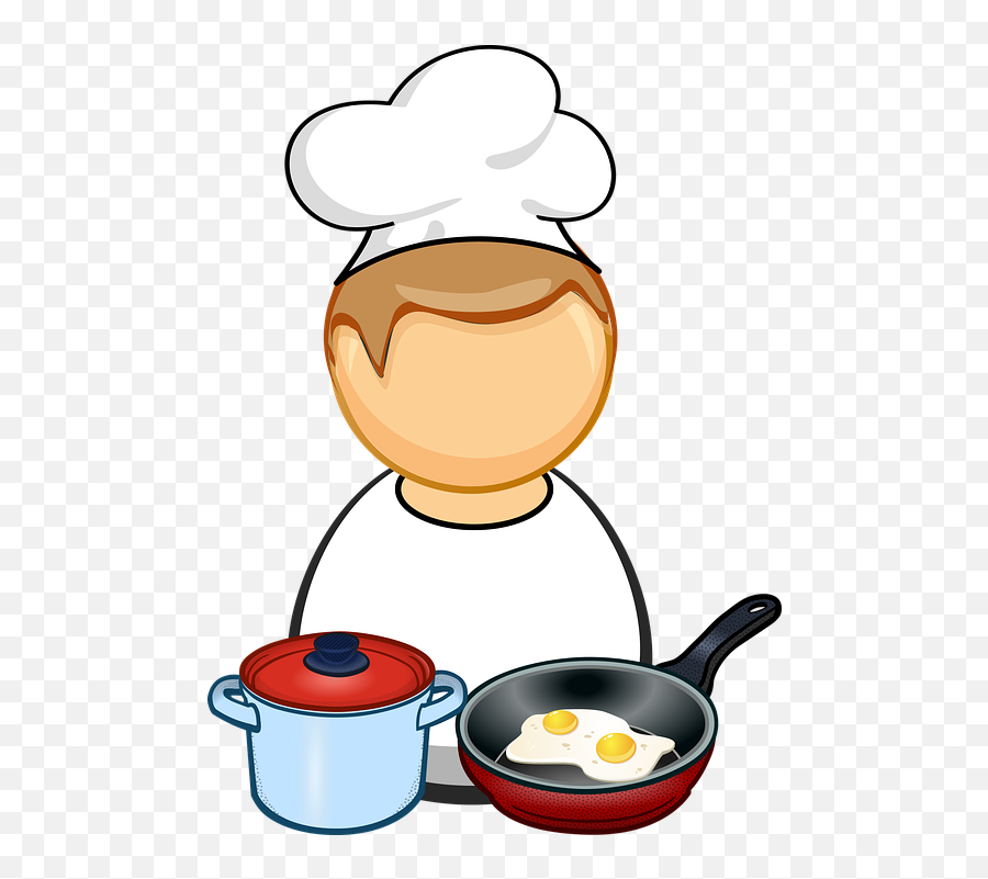Comic Characters Cook Cooking - Cooking In A Pan Clipart Emoji,Frying Pan Emoji