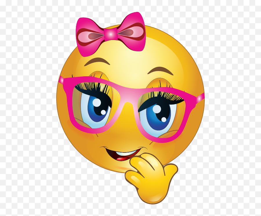 15 Emoticon With Glasses Images - Girl Smiley Face Emoji,Emoji With Glasses