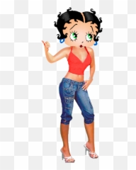 Betty Boop Babys Got Her Blue Jeans On - Betty Boop Con Jeans Emoji,Jeans Emoji