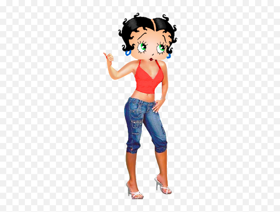 Betty Boop Babys Got Her Blue Jeans On - Betty Boop Con Jeans Emoji,Jeans Emoji