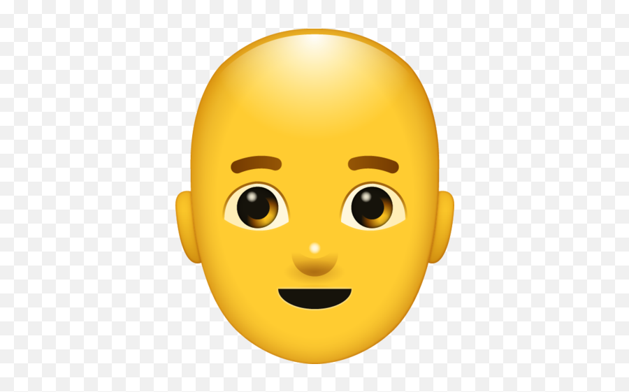 Bald Man Emoji - Man Emoji,Beard Emoji