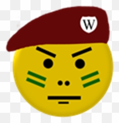 Military Smiley - Smiley In Training Emoji,Military Emoticon