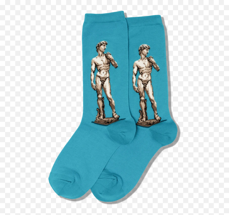 Womens Michelangelos David Socks - Sock Emoji,Emoji Bedding