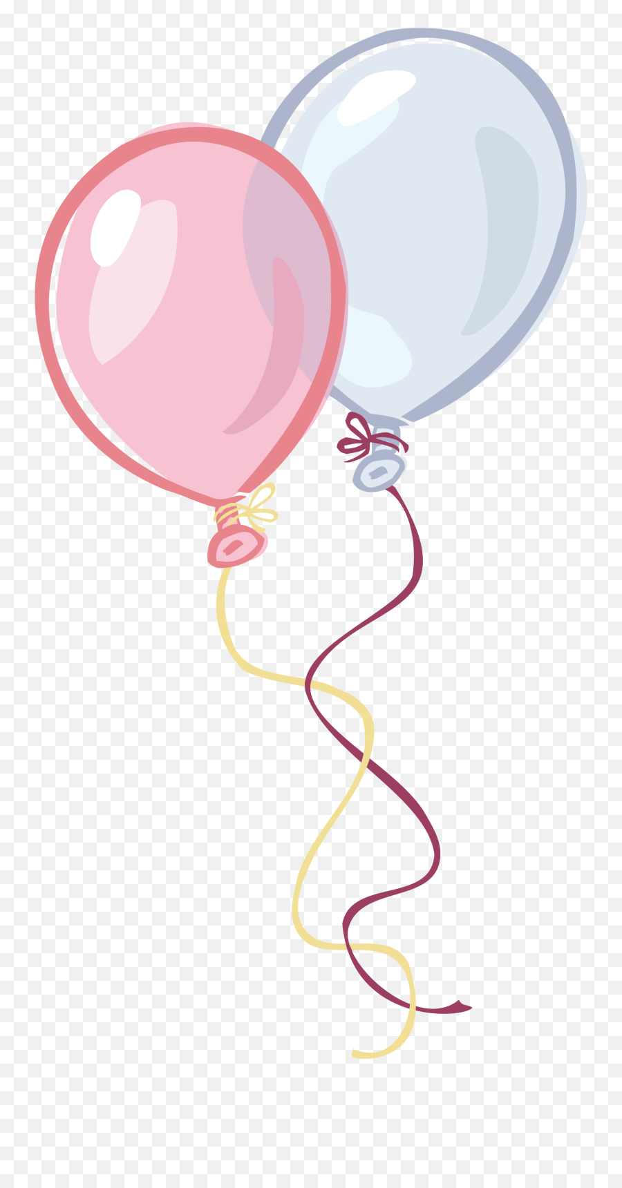Free Birthday Balloons Png Download - Cartoon Birthday Balloons Png Emoji,Birthday Balloon Emoji