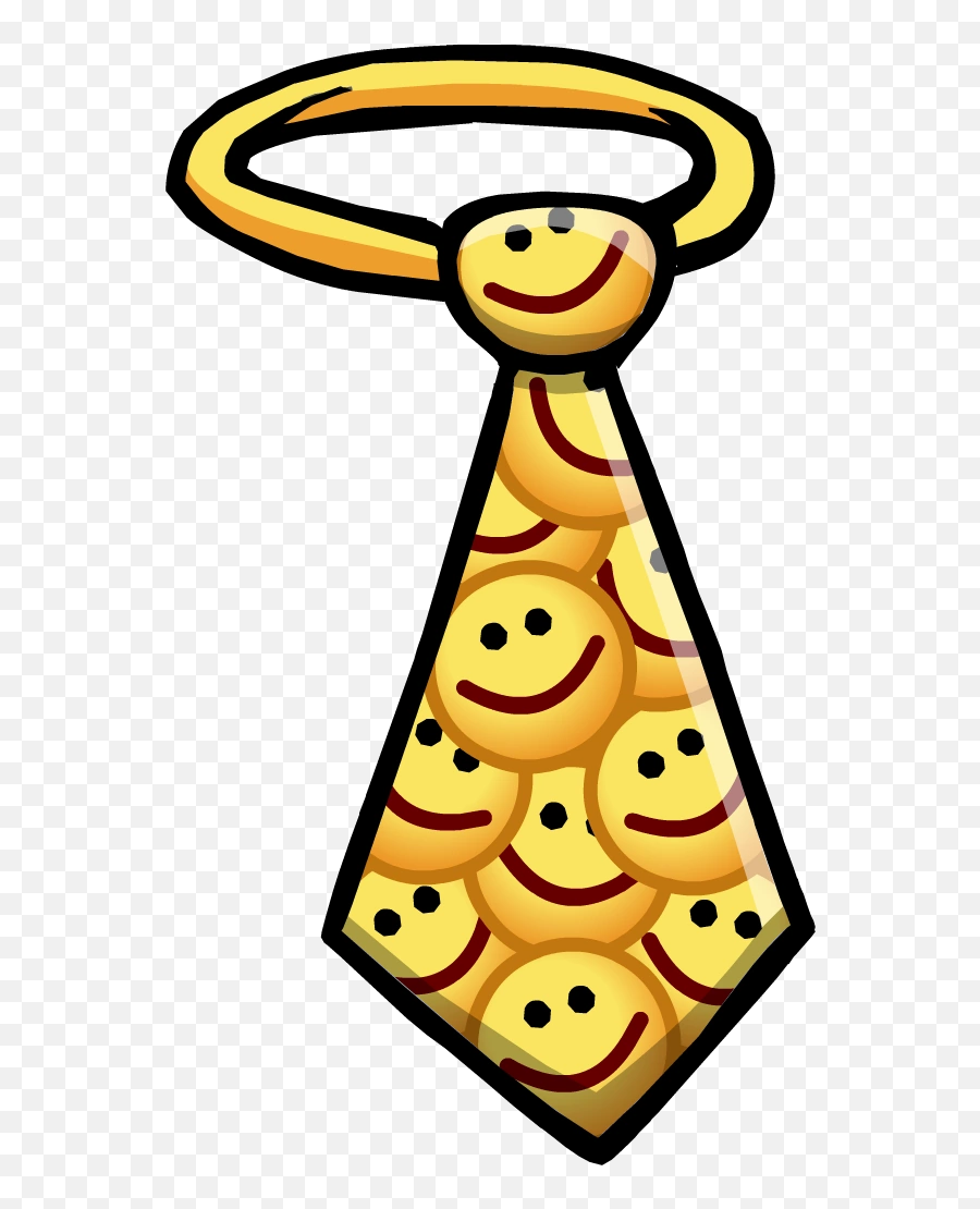 Smiley Necktie - Club Penguin Neck Items Emoji,Russian Emoticons