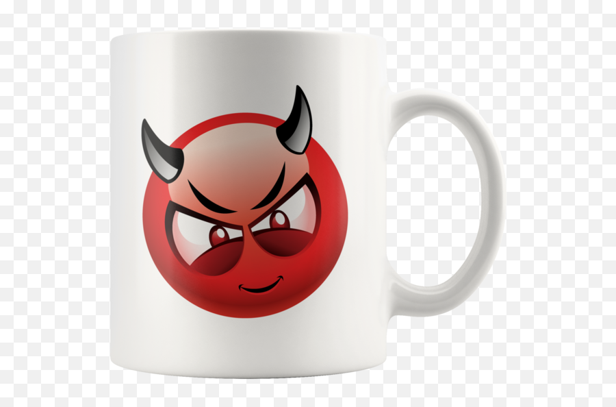 Download Devil Emoji Coffee Mug - Transparent Devil Emoji Png,Devil Emoji Png