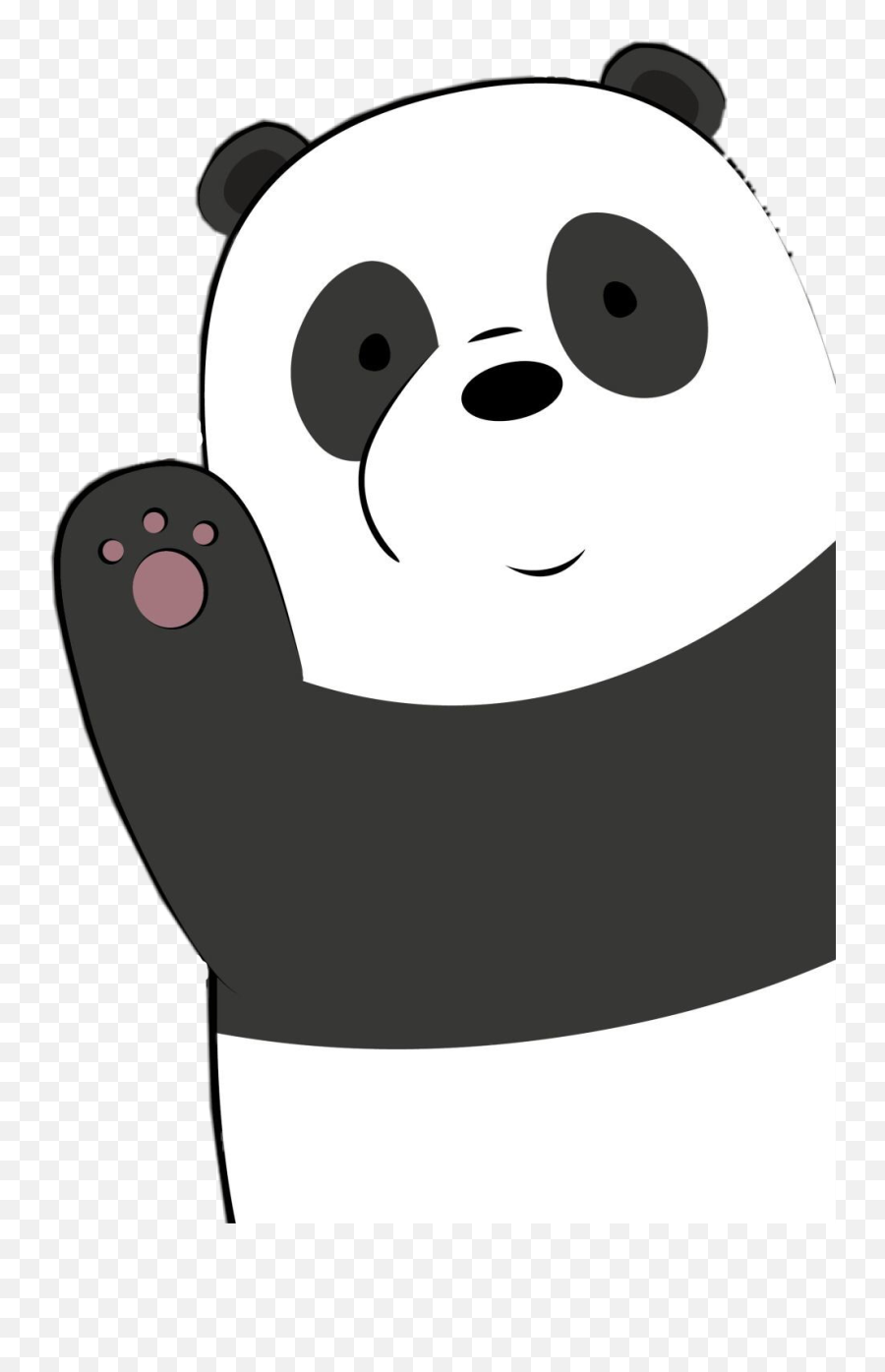 Panda Cartoon Png - Cartoon Network Panda We Bare Bears Emoji,Panda Bear Emoji