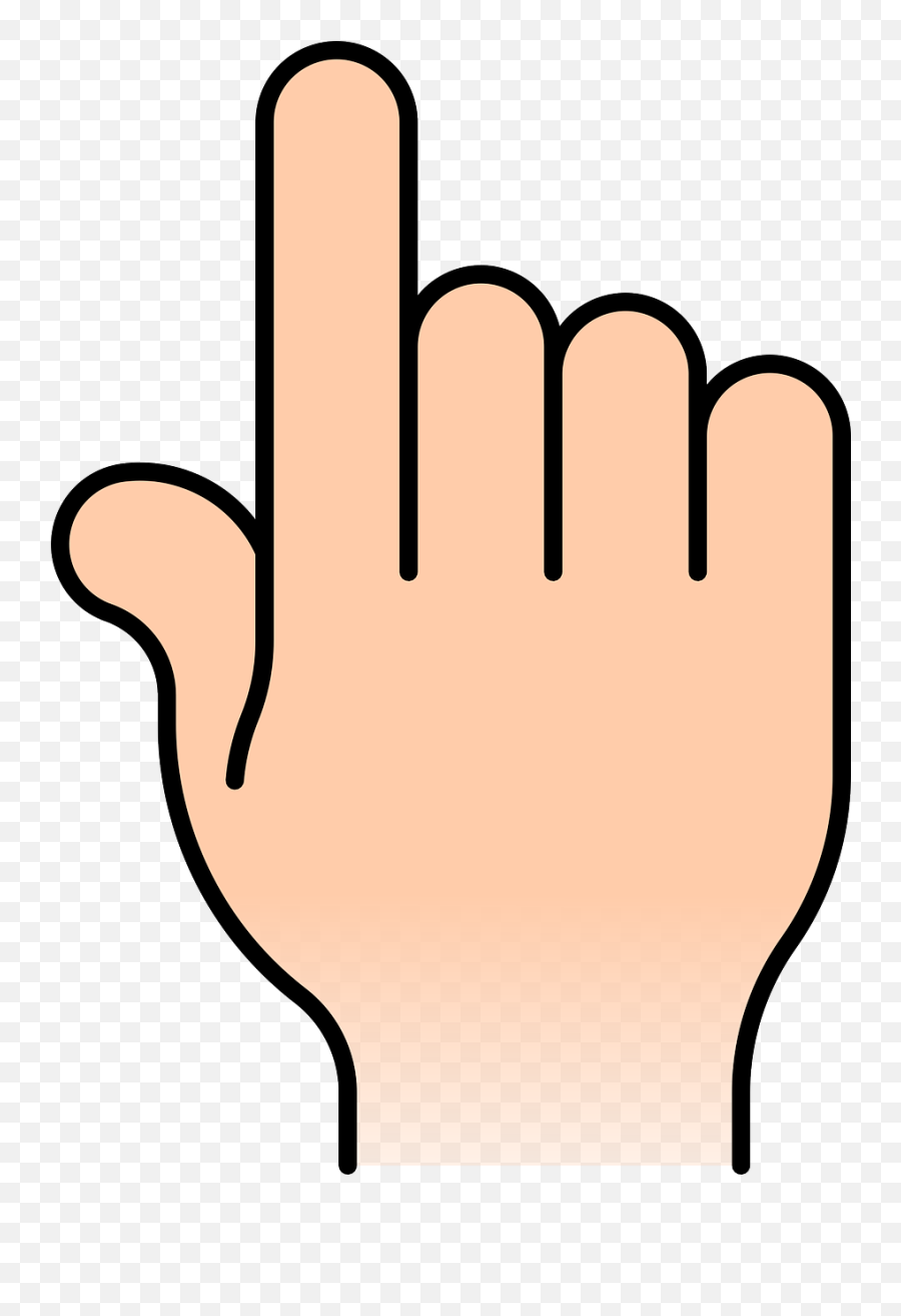 Pointer Pointing Index Finger Hand - Finger Pointing Up Clipart Emoji,Emoticons Giving The Finger