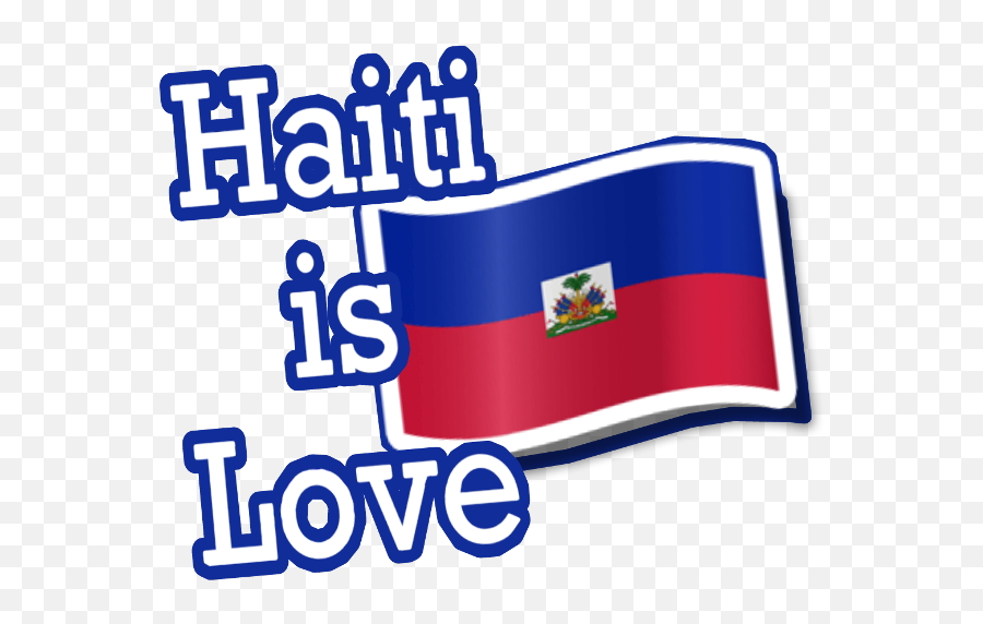 Haitiislove Haiti Flag Quote Love Blueandred Bleuetroug - Flag Emoji,Haitian Flag Emoji