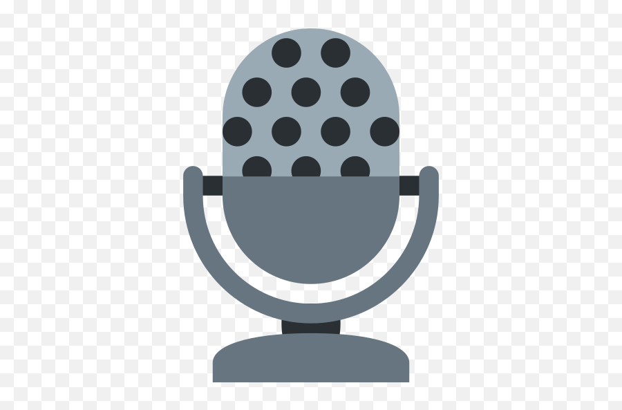 Studio Microphone Emoji - Microphone Emoji,Microphone Emoji