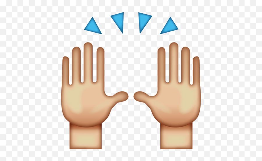 High Five Transparent Png - Hands Emoji Transparent Background,Fingers Emoji