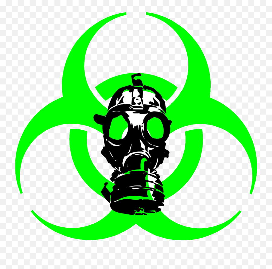 Biohazard Green Transparent Png - Gas Mask Clipart Emoji,Biohazard Emoji