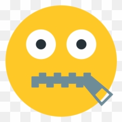 Whatsapp Hipster Emoji Png Hd - Faces Zipper