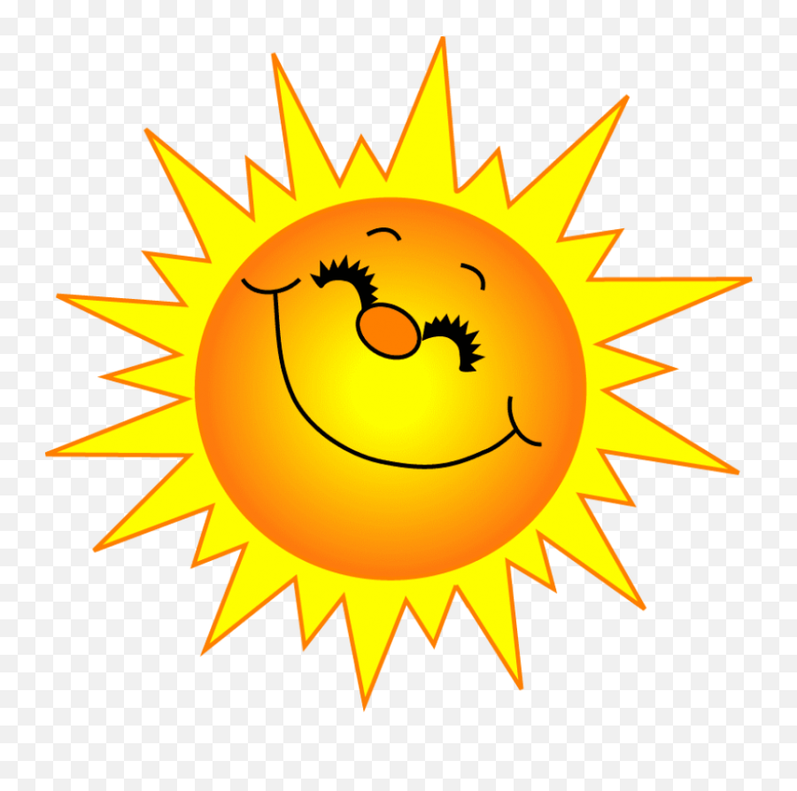 Cartoon Sun Png Images Background - Summer Vacation Sun Clipart Emoji,Laughing Emoji No Background