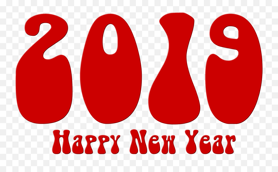 Happy New Year Png With 2019 Transparent Png Others - Happy Clip Art Emoji,Emoji New Years