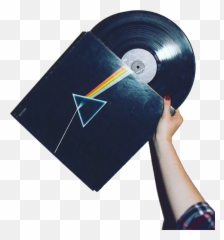 Hand Vinyl Record Player Black Grunge - Aesthetic Vinyl Records Emoji,Vinyl Record Emoji