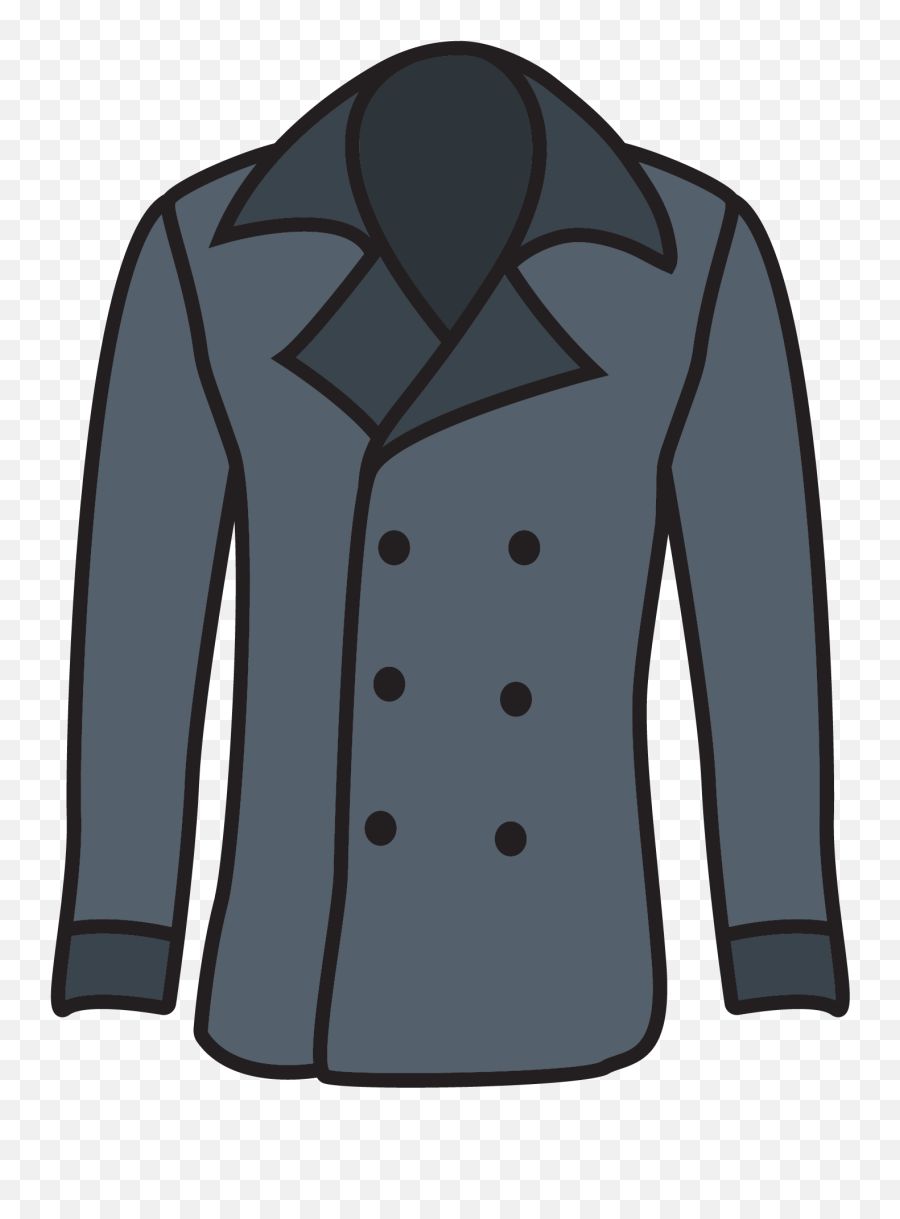 Winter Coat Clipart No Background - Coat Clipart Transparent Emoji,Coat Emoji
