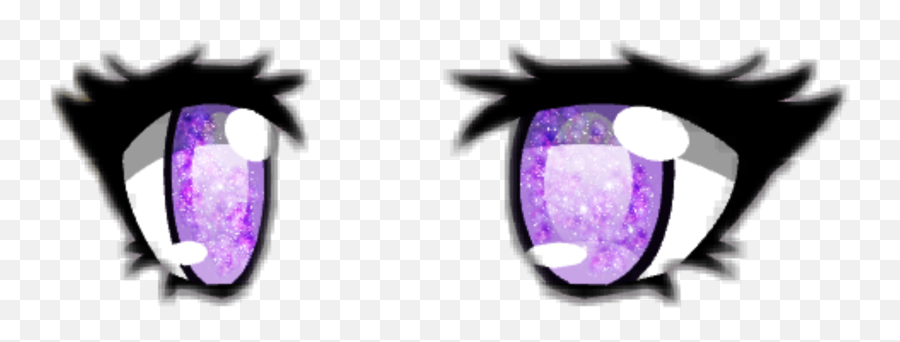Eye Eyes Black Purple Sparkle Sparkles Galaxy Cute Whit - Cartoon Emoji,Sparkle Eyes Emoji