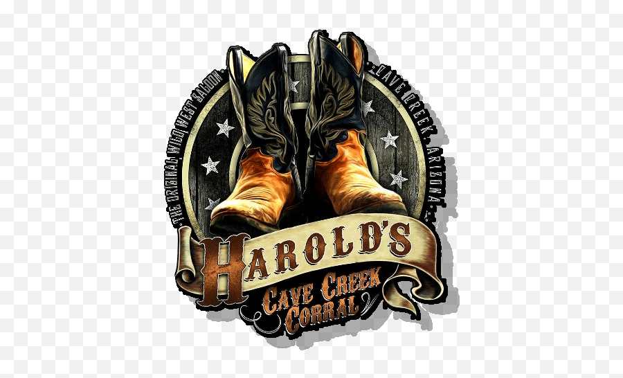 Take Out Menu Only - Haroldu0027s Cave Creek Corral Cave Creek Corral Logo Emoji,Cowboy Boot Emoji