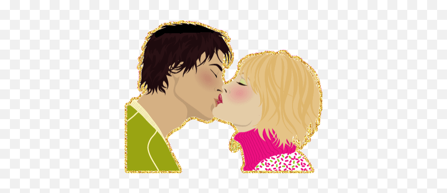 Top Forehead Kiss Stickers For Android U0026 Ios Gfycat - Gifs Animados Besos De Amor Emoji,Emoji Beso