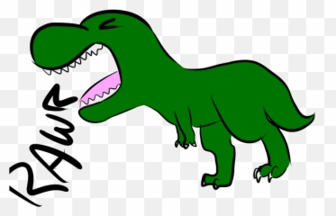 Clipart Dinosaur Roar Png - Dinosaur Roar Cartoon Png Emoji,Rawr Emoji