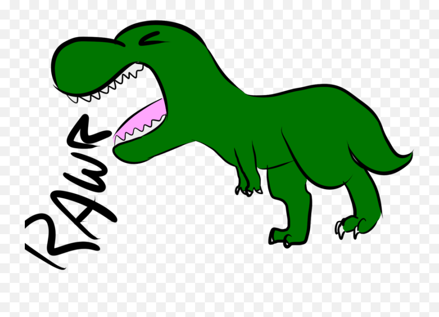 Clipart Dinosaur Roar Png - Dinosaur Roar Cartoon Png Emoji,Rawr Emoji