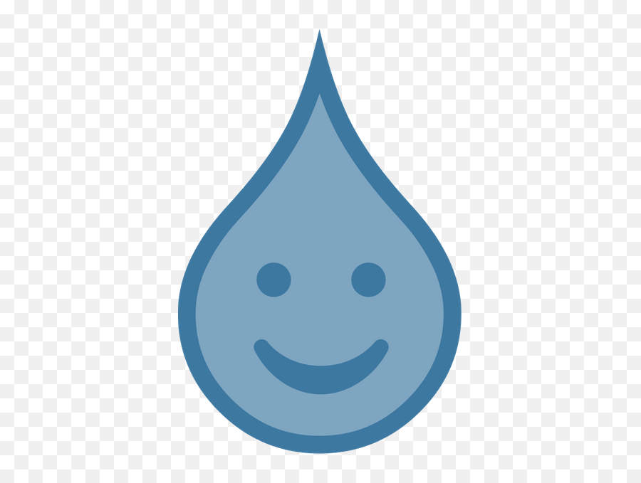 Smiling Drop Graphic Picmonkey - Clip Art Emoji,Umbrella Emoticon
