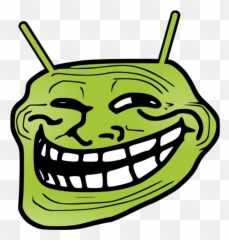 Annoying Orange Troll Face Png - Tiny Emoji
