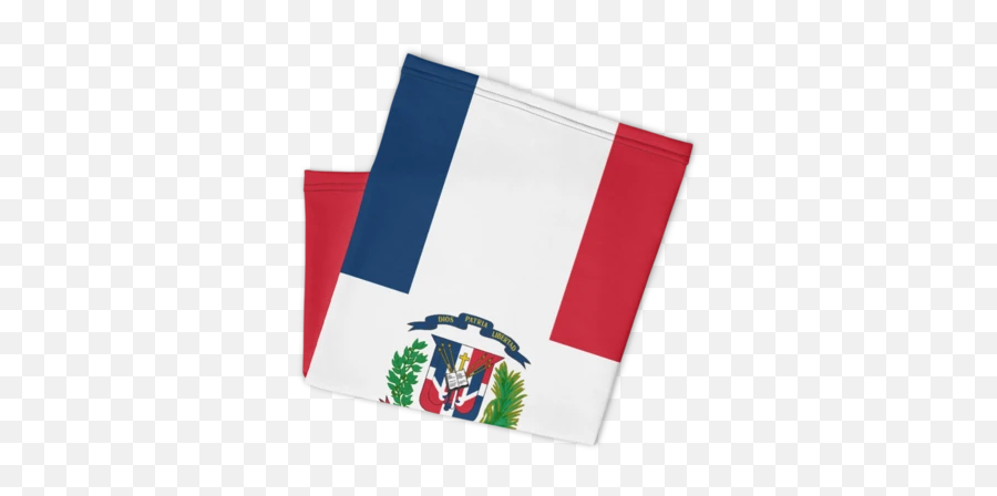 República Dominicana Flag Washable Face Neck Mask - Ministerio De Interior Y Policia Emoji,Dominican Flag Emoji