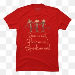 Best Red Monkey T Shirts Tanks And Hoodies Design By Humans - Short Sleeve Emoji