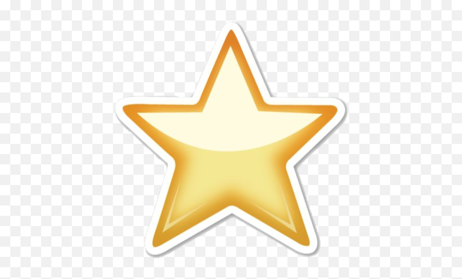 Star Yellow Estrella Emoji Whatsapp - Estrella Emoji,Shining Star Emoji