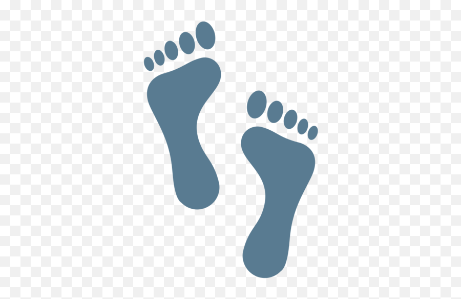 Footprints Emoji - Emoticon Footprint,Paw Print Emoji
