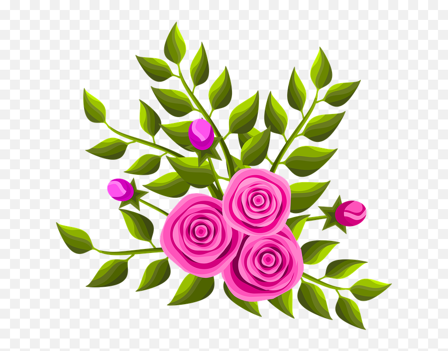 Illustration Flowers Roses - Floribunda Emoji,Bouquet Of Flowers Emoji