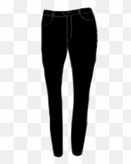 Jeans Vector Skinny Transparent Png - Black Skinny Black Jeans Png Transparent Emoji,Jeans Emoji