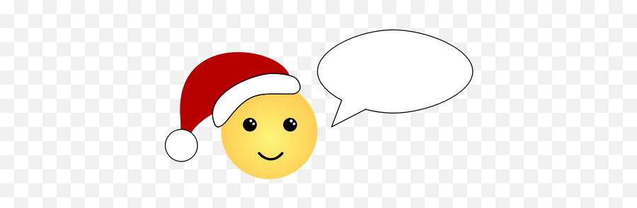 Santa Emoji Talking - Clip Art,Emoji