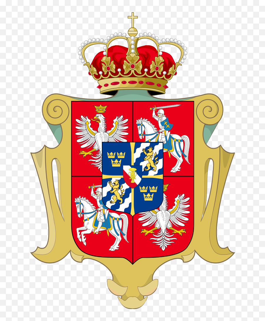 Polish House Of Vasa Coa - Greater Polish Lithuanian Commonwealth Emoji,Kings Crown Emoji