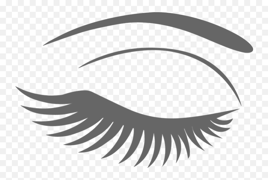 Eyelashes Clipart Closed Eye Eyelashes - Eyelashes Clipart Png Emoji,Eyelashes Emoji