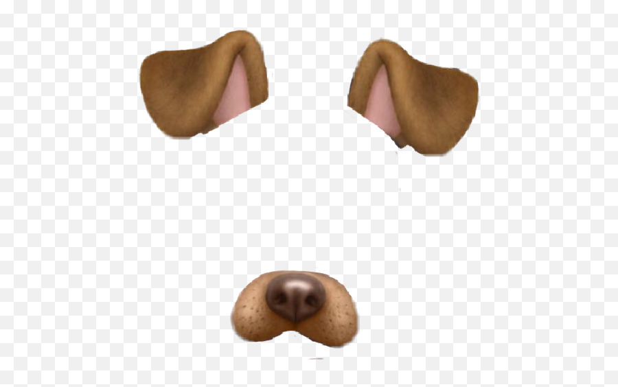 Snapchat Emoji Hund Nase Ohren - Snapchat Dog Filter Png,Baked Potato Emoji