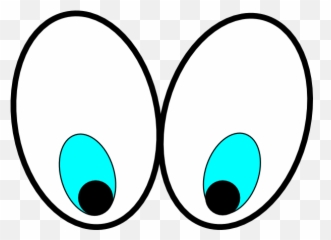 Looking Eyes Clip Art - Big Down Emoji