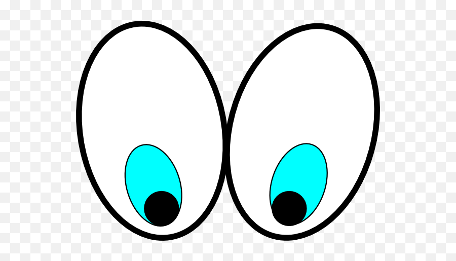 Looking Eyes Clip Art - Big Eyes Looking Down Emoji,Eyes Looking Left Emoji