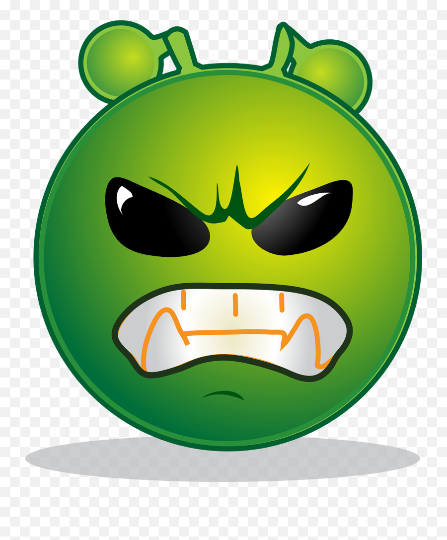 Alien Smiley Emoji Emoticon Emotions - Hate Clipart,Eye Emoji