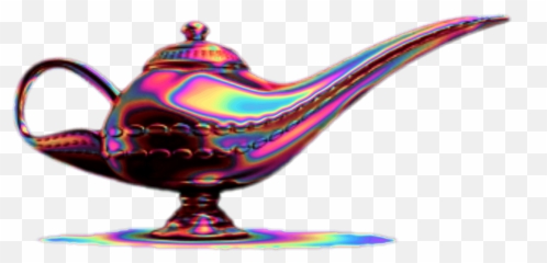 Holo Holographic Lamp Genie Magic - Teapot Emoji,Magic Lamp Emoji