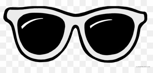 Sunglasses Clipart Black And White Png - Glasses Emoji
