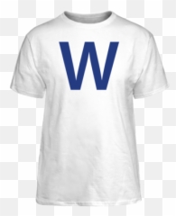 Chicago Cubs W Flag Png Picture - We Shoot Back Shirt Emoji,W Flag Emoji