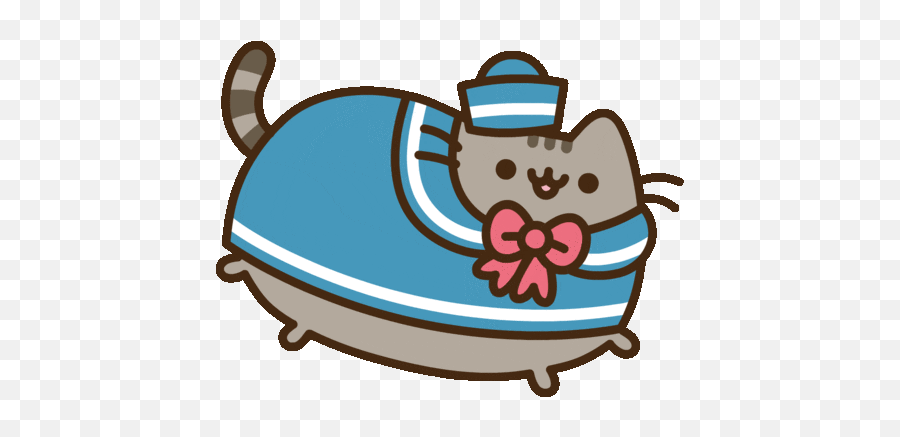 Cat Sticker By Pusheen Pusheen Cute Pusheen Cat Pusheen - Sailor Pusheen Emoji,Dinosaur Emoji Android
