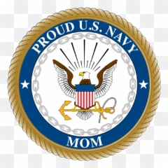 Proud Us Navy Mom Sticker - Navy Emblem Emoji,Emoji Proud