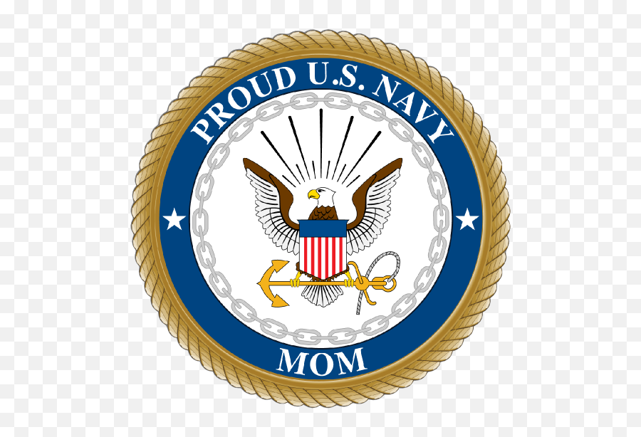 Proud Us Navy Mom Sticker - Navy Emblem Emoji,Emoji Proud