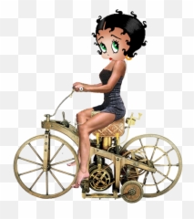 Betty Boop1885 Daimler - Gottlieb First Motorcycle Emoji