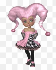 Pin By Stasia On Laleczki Joker - Clowny Girl Cartoon Fictional Character Emoji,Joker Emoji