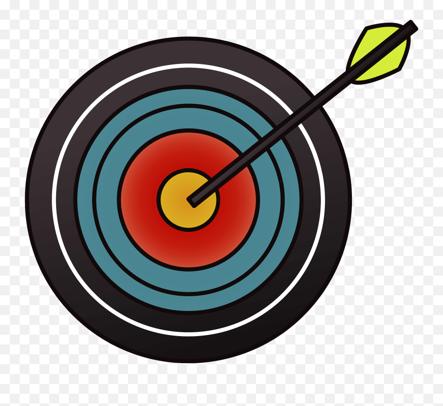 Archery Target With Arrow In The - Shooting Target Emoji,Bullseye Emoji